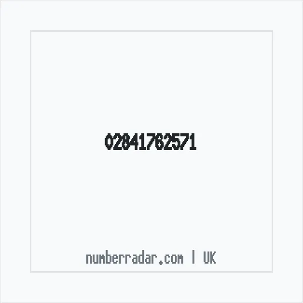 Reverse number check for +44 28 4176 2571 — who called me?