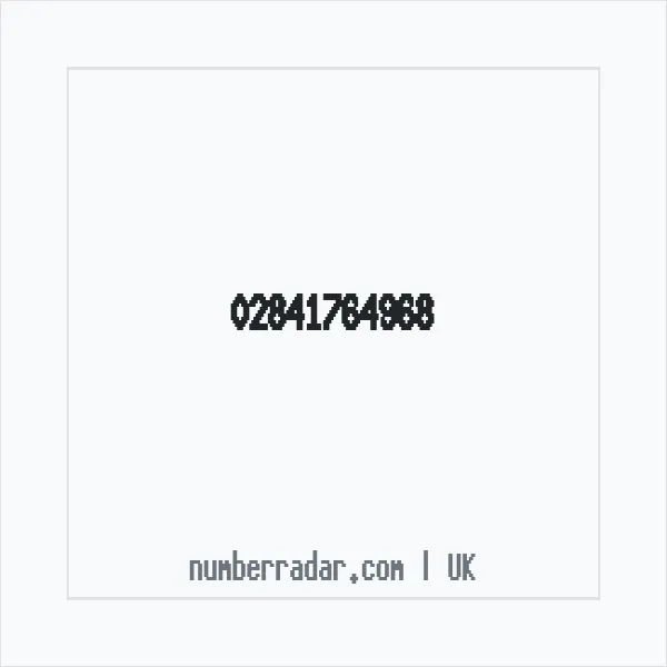 Reverse number check for +44 28 4176 4968 — who called me?
