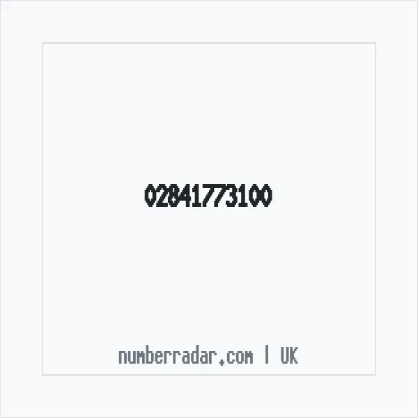 Reverse number check for +44 28 4177 3100 — who called me?