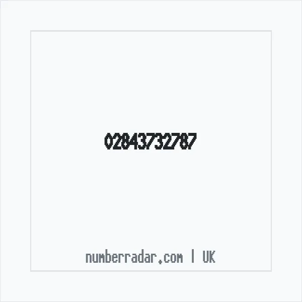 Reverse number check for +44 28 4373 2787 — who called me?