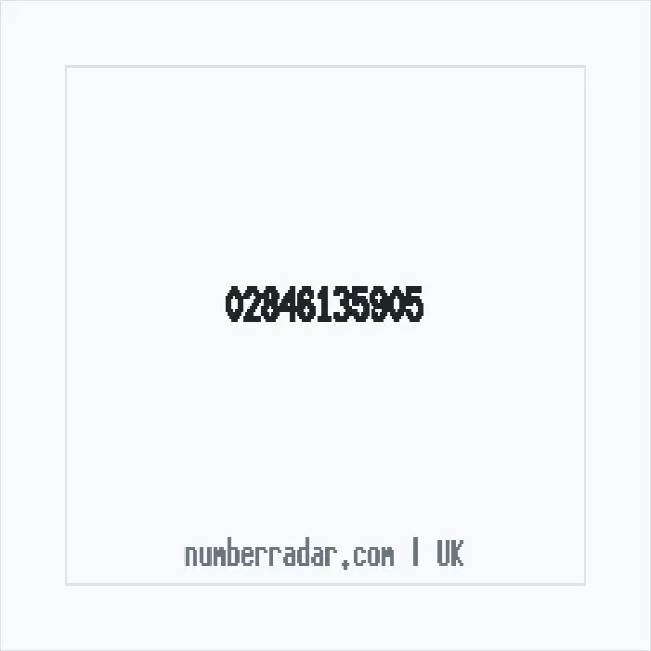 Reverse number check for +44 28 4613 5905 — who called me?