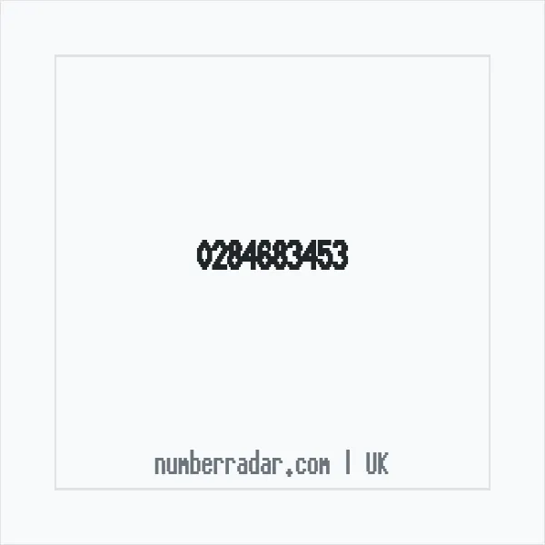 Reverse number check for +44 284683453 — who called me?