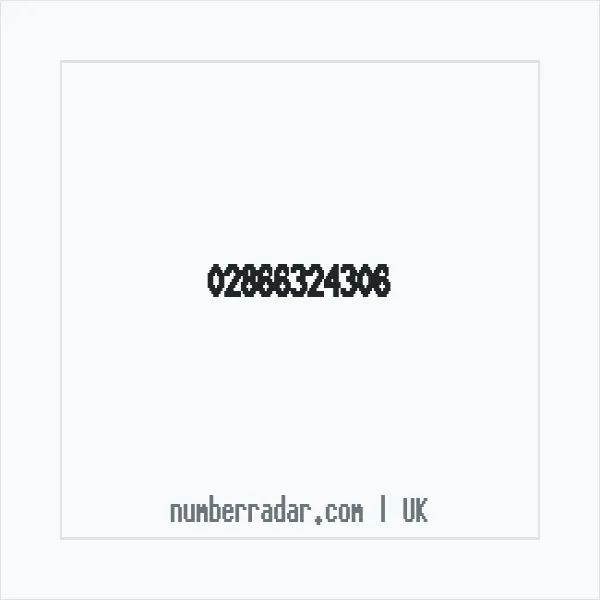 Reverse number check for +44 28 6632 4306 — who called me?