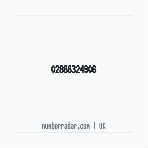 Reverse number check for +44 28 6632 4906 — who called me?