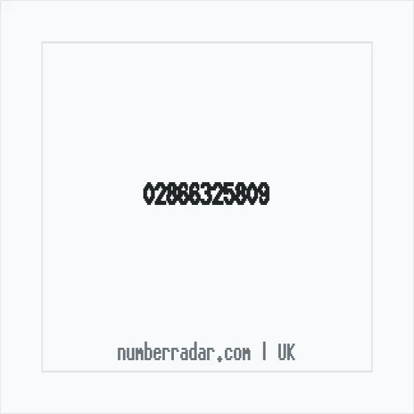 Reverse number check for +44 28 6632 5809 — who called me?