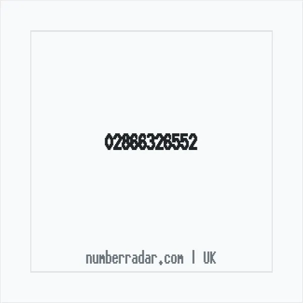 Reverse number check for +44 28 6632 6552 — who called me?