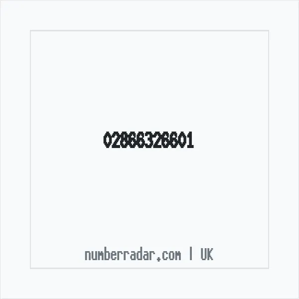 Reverse number check for +44 28 6632 6601 — who called me?