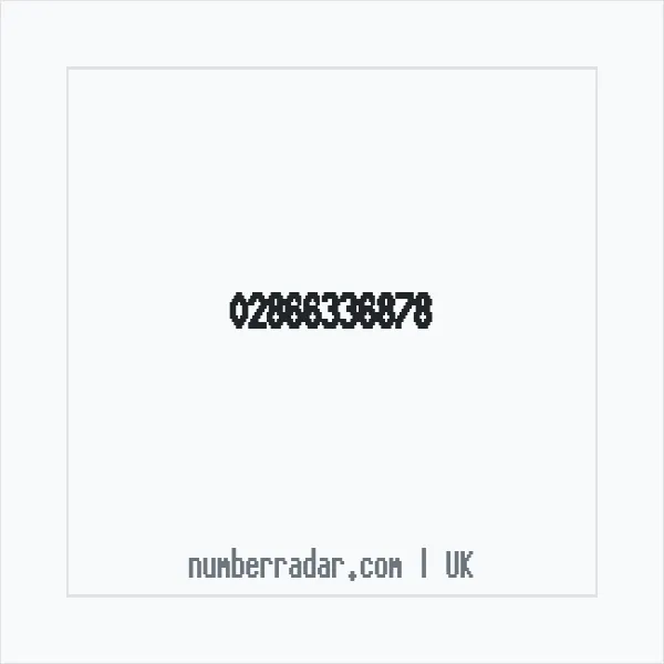 Reverse number check for +44 28 6633 6878 — who called me?