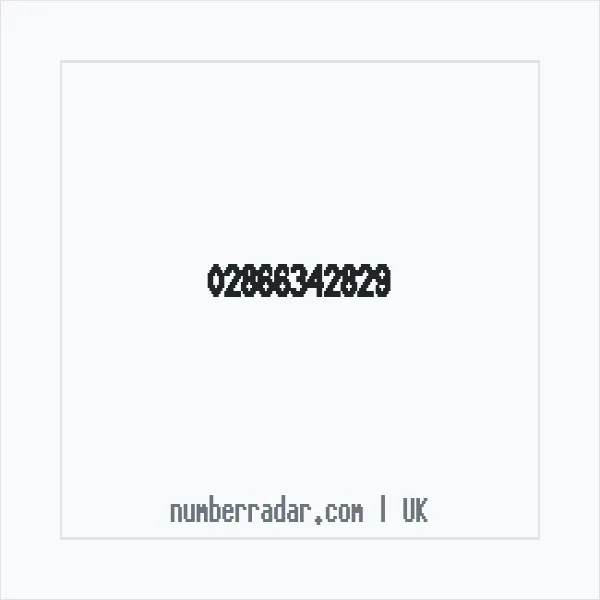 Reverse number check for +44 28 6634 2829 — who called me?