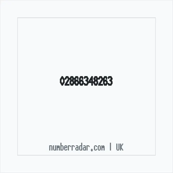 Reverse number check for +44 28 6634 8263 — who called me?