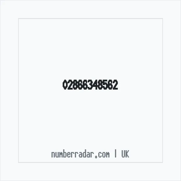 Reverse number check for +44 28 6634 8562 — who called me?