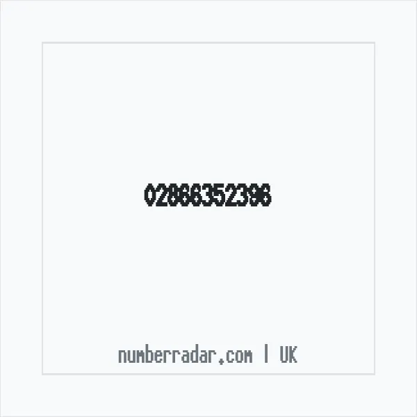 Reverse number check for +44 28 6635 2396 — who called me?
