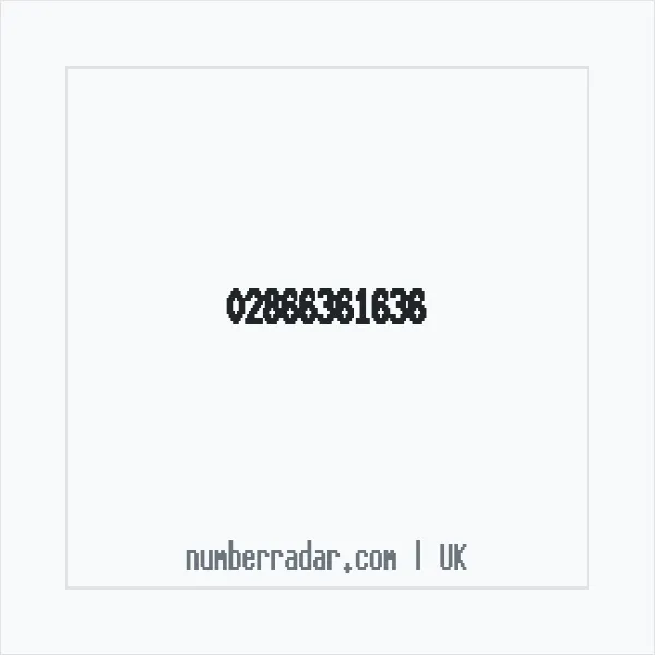 Reverse number check for +44 28 6636 1636 — who called me?
