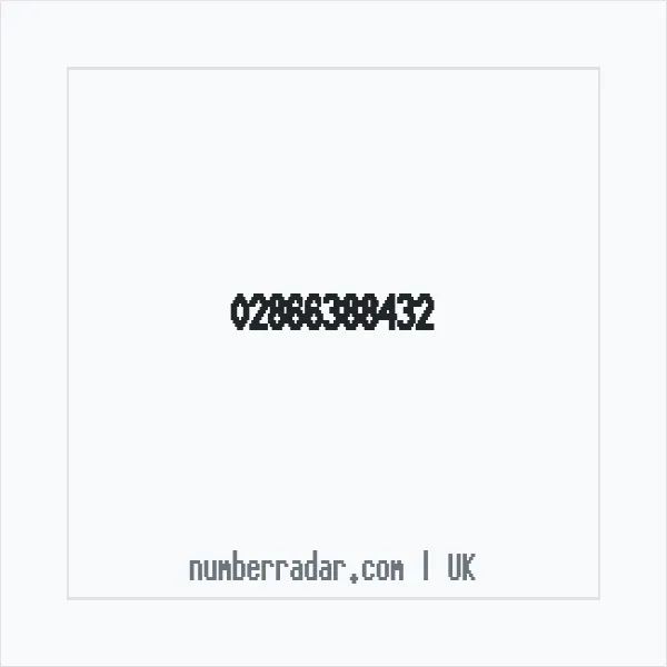Reverse number check for +44 28 6638 8432 — who called me?