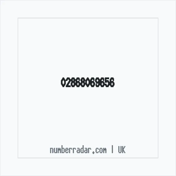 Reverse number check for +44 28 6806 9656 — who called me?