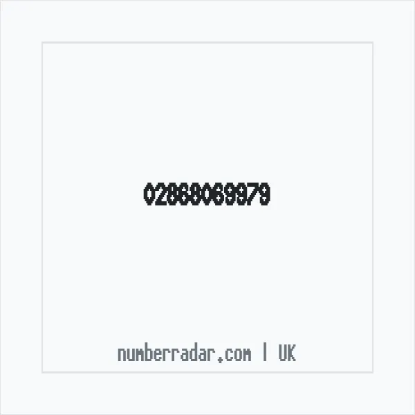 Reverse number check for +44 28 6806 9979 — who called me?