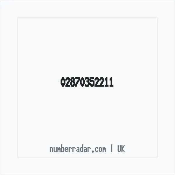 Reverse number check for +44 28 7035 2211 — who called me?