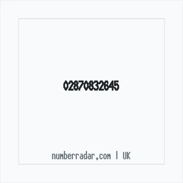 Reverse number check for +44 28 7083 2645 — who called me?