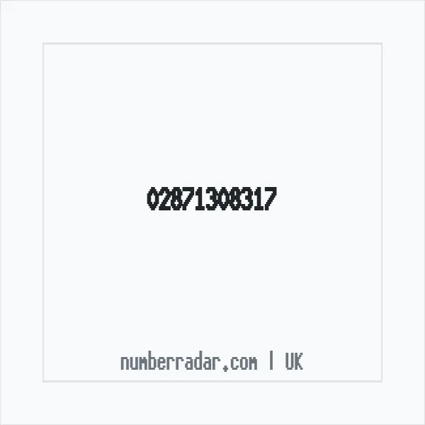 Reverse number check for +44 28 7130 8317 — who called me?