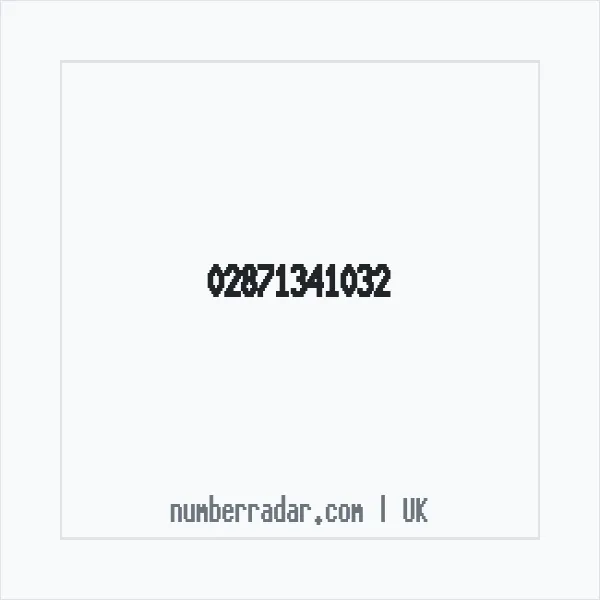 Reverse number check for +44 28 7134 1032 — who called me?