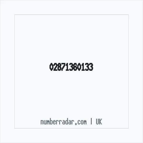 Reverse number check for +44 28 7136 0133 — who called me?