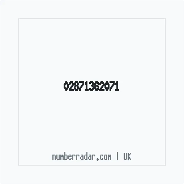 Reverse number check for +44 28 7136 2071 — who called me?