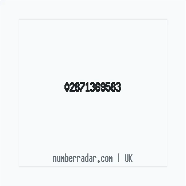 Reverse number check for +44 28 7136 9583 — who called me?