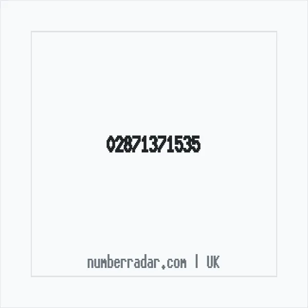 Reverse number check for +44 28 7137 1535 — who called me?