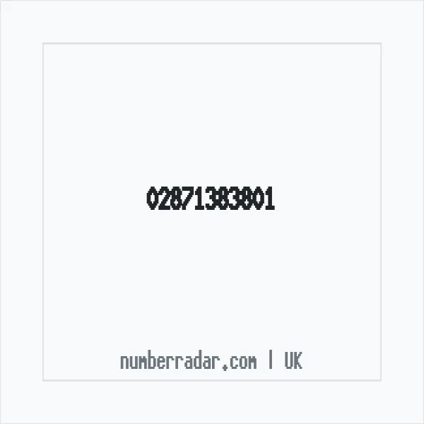 Reverse number check for +44 28 7138 3801 — who called me?