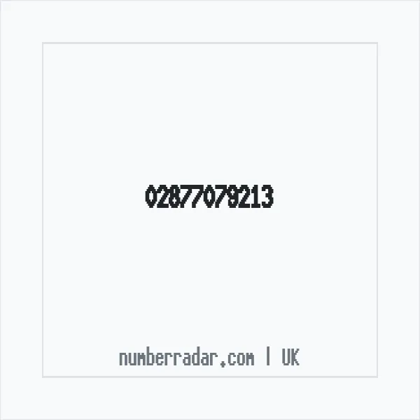 Reverse number check for +44 28 7707 9213 — who called me?
