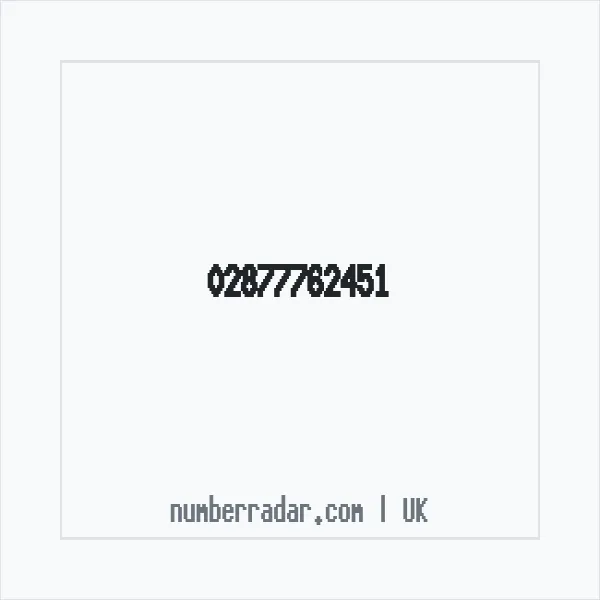 Reverse number check for +44 28 7776 2451 — who called me?