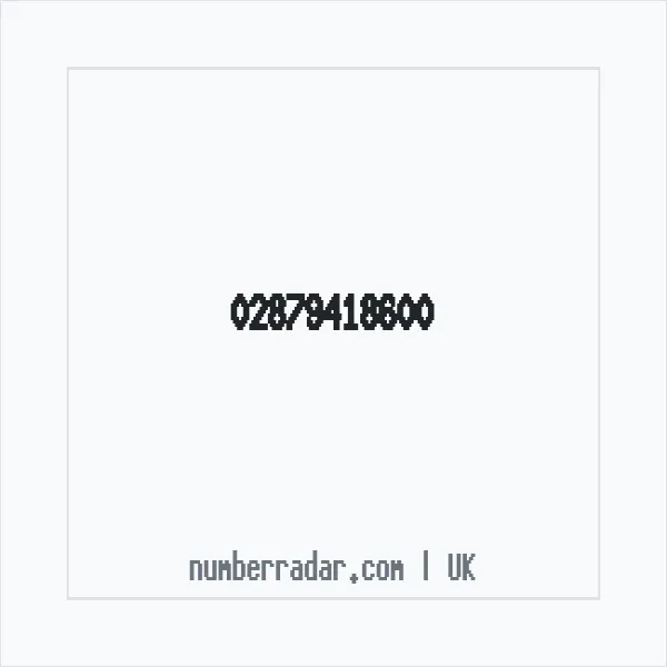 Reverse number check for +44 28 7941 8600 — who called me?