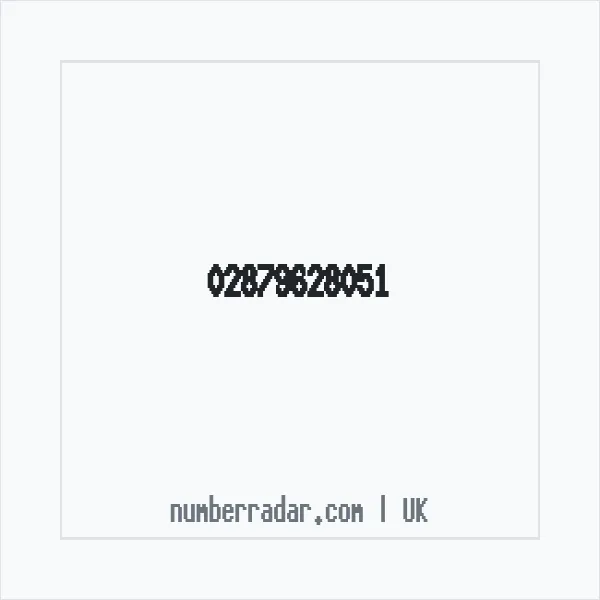 Reverse number check for +44 28 7962 8051 — who called me?