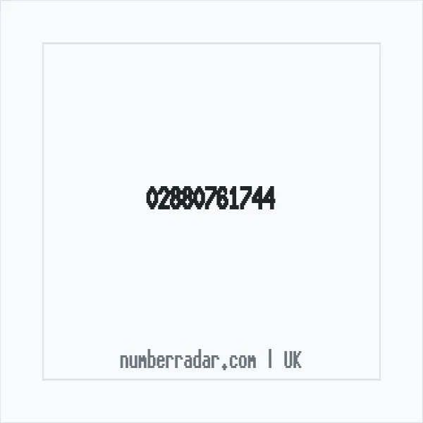 Reverse number check for +44 28 8076 1744 — who called me?