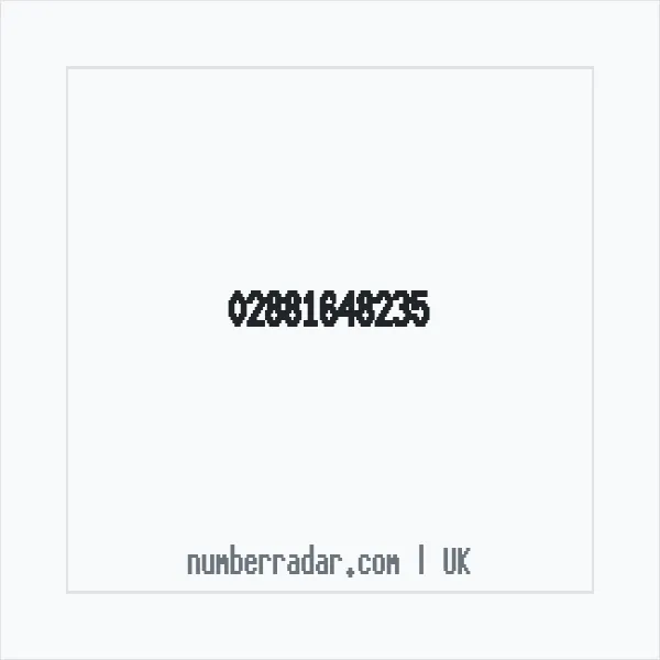 Reverse number check for +44 28 8164 8235 — who called me?