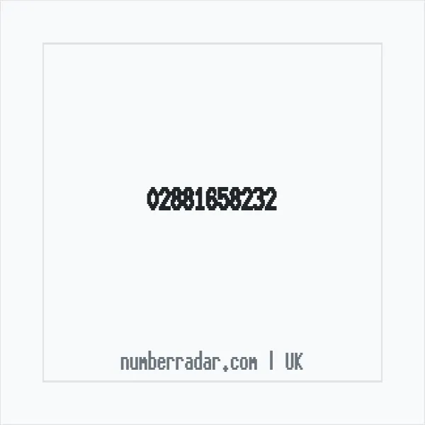 Reverse number check for +44 28 8165 8232 — who called me?