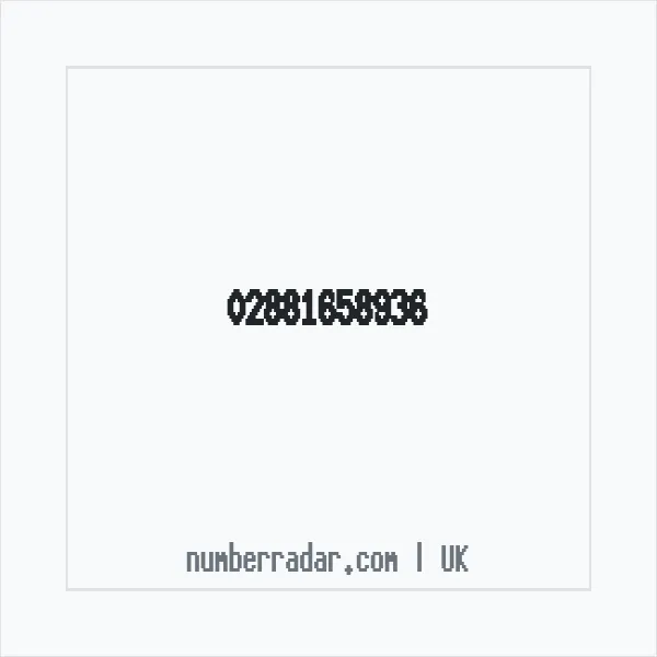 Reverse number check for +44 28 8165 8936 — who called me?
