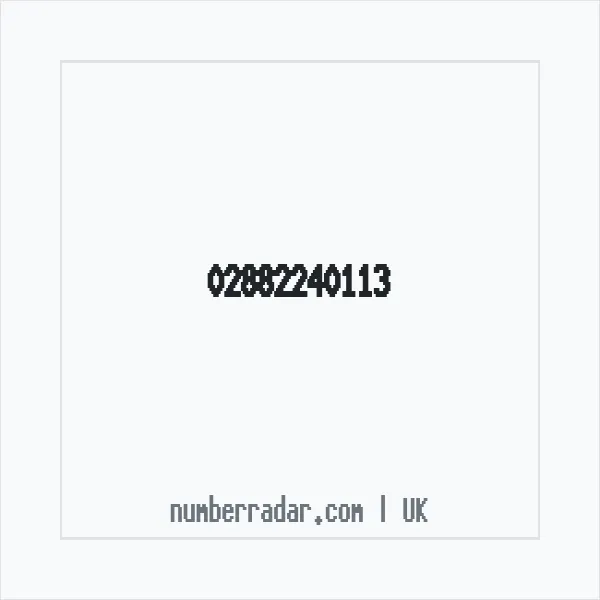 Reverse number check for +44 28 8224 0113 — who called me?