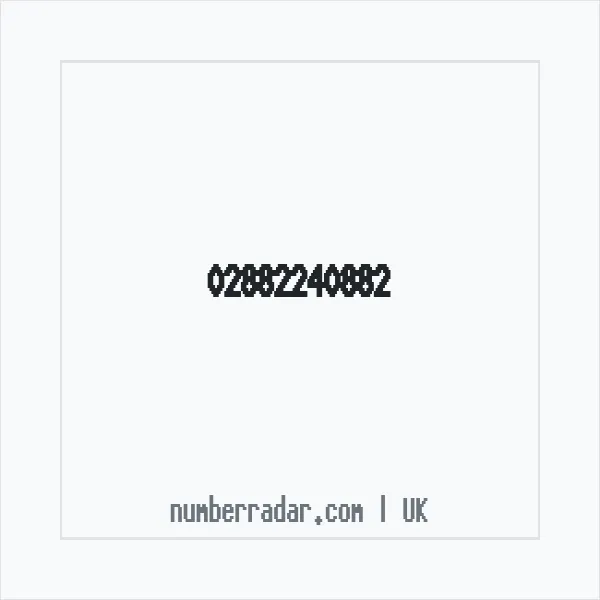 Reverse number check for +44 28 8224 0882 — who called me?