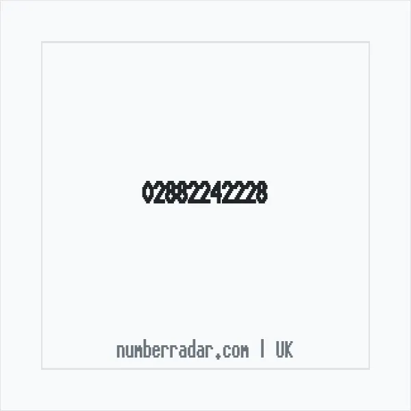 Reverse number check for +44 28 8224 2228 — who called me?