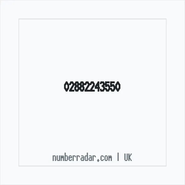 Reverse number check for +44 28 8224 3550 — who called me?