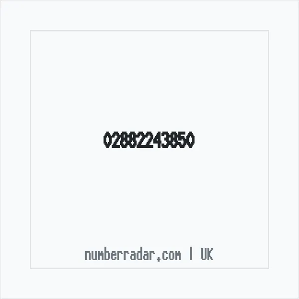 Reverse number check for +44 28 8224 3850 — who called me?