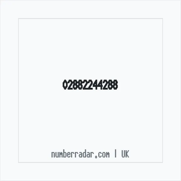 Reverse number check for +44 28 8224 4288 — who called me?