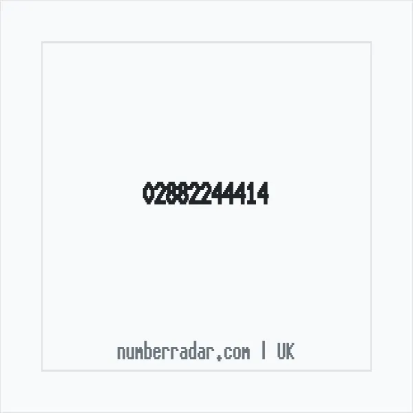 Reverse number check for +44 28 8224 4414 — who called me?