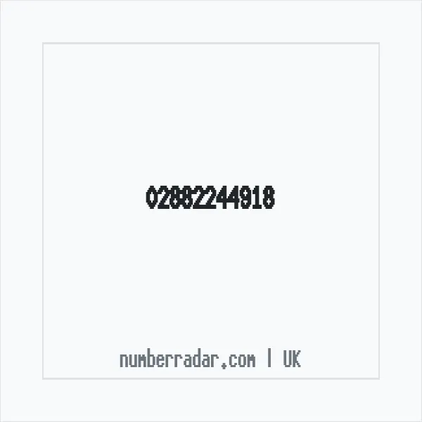 Reverse number check for +44 28 8224 4918 — who called me?