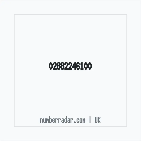 Reverse number check for +44 28 8224 6100 — who called me?