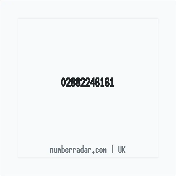 Reverse number check for +44 28 8224 6161 — who called me?