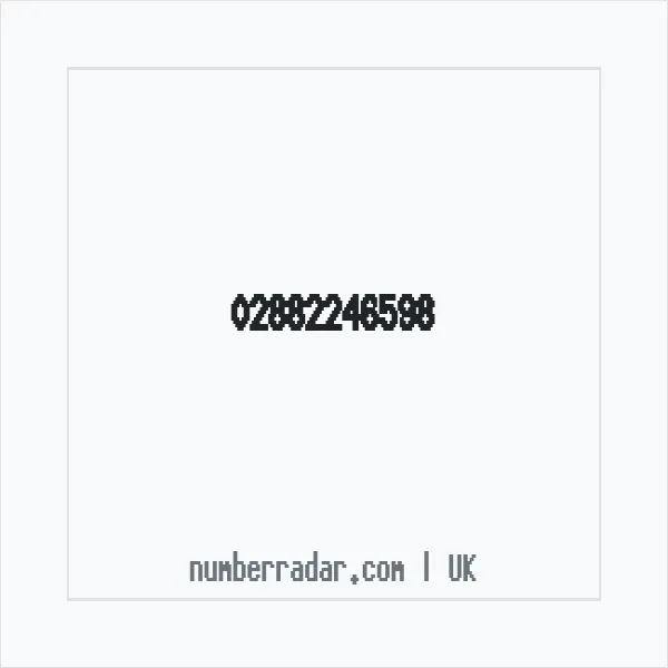 Reverse number check for +44 28 8224 6598 — who called me?