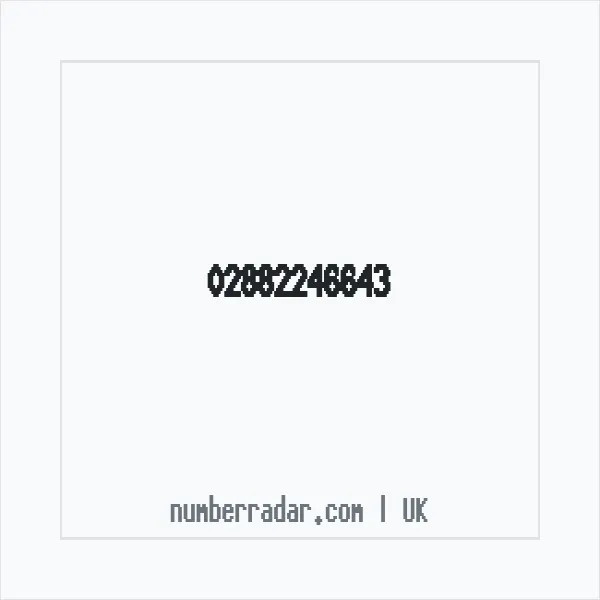 Reverse number check for +44 28 8224 6643 — who called me?
