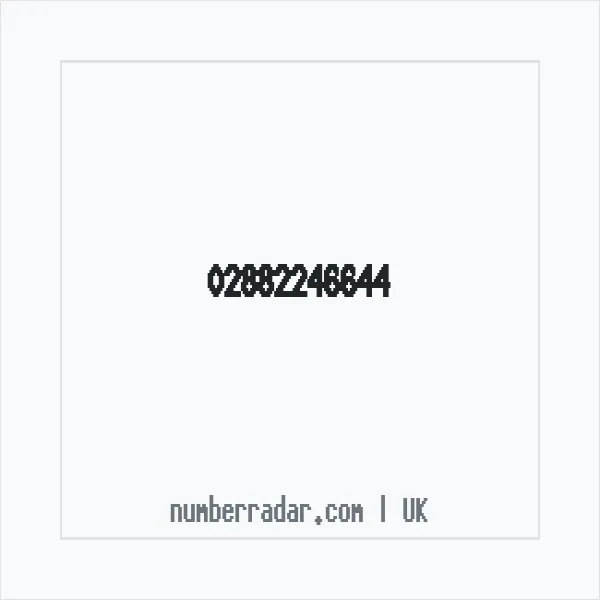 Reverse number check for +44 28 8224 6644 — who called me?